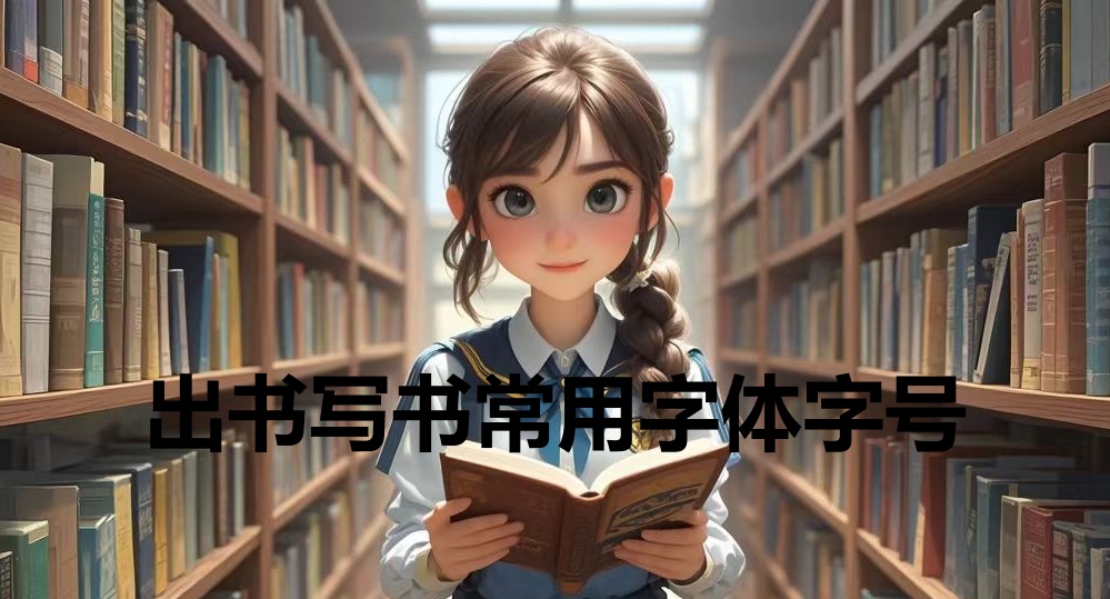 出书写书常用字体字号是什么？