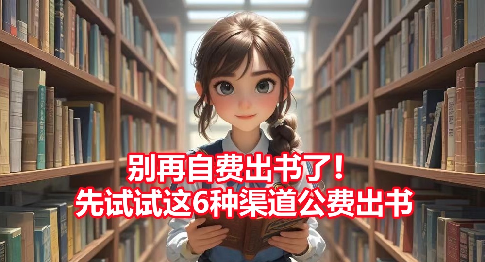 别再自费出书了❗先试试这6种渠道公费出书
