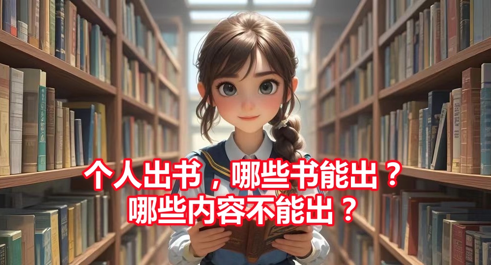 个人出书，哪些书能出？哪些稿件不能出？