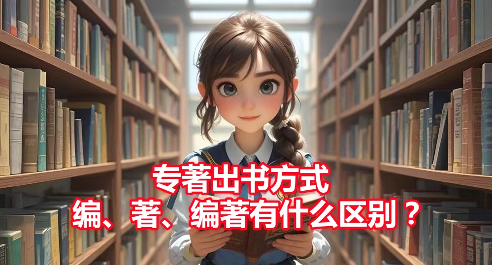 专著出书方式：编，著，编著有什么区别？