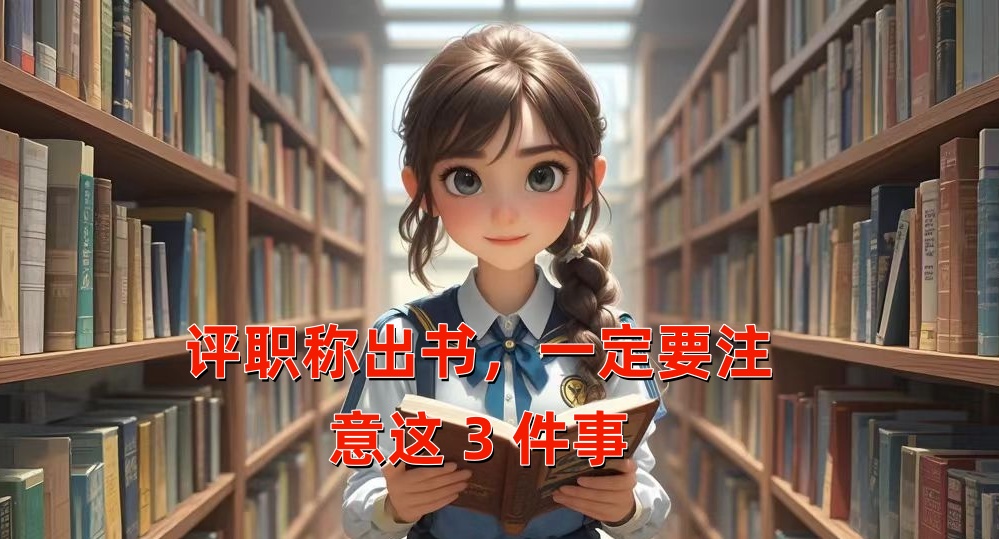 评职称出书，一定要注意这 3 件事